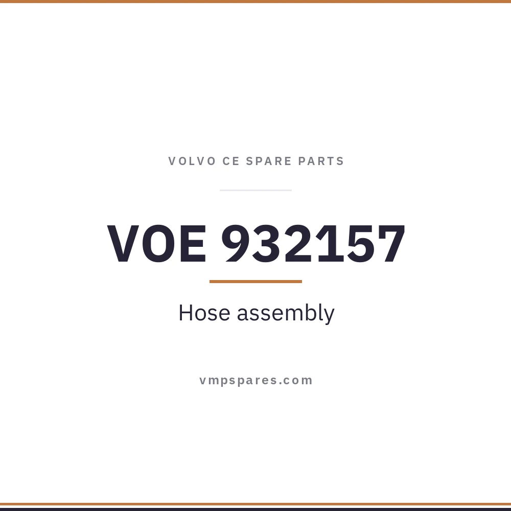 VOE 932157 – Hose assembly