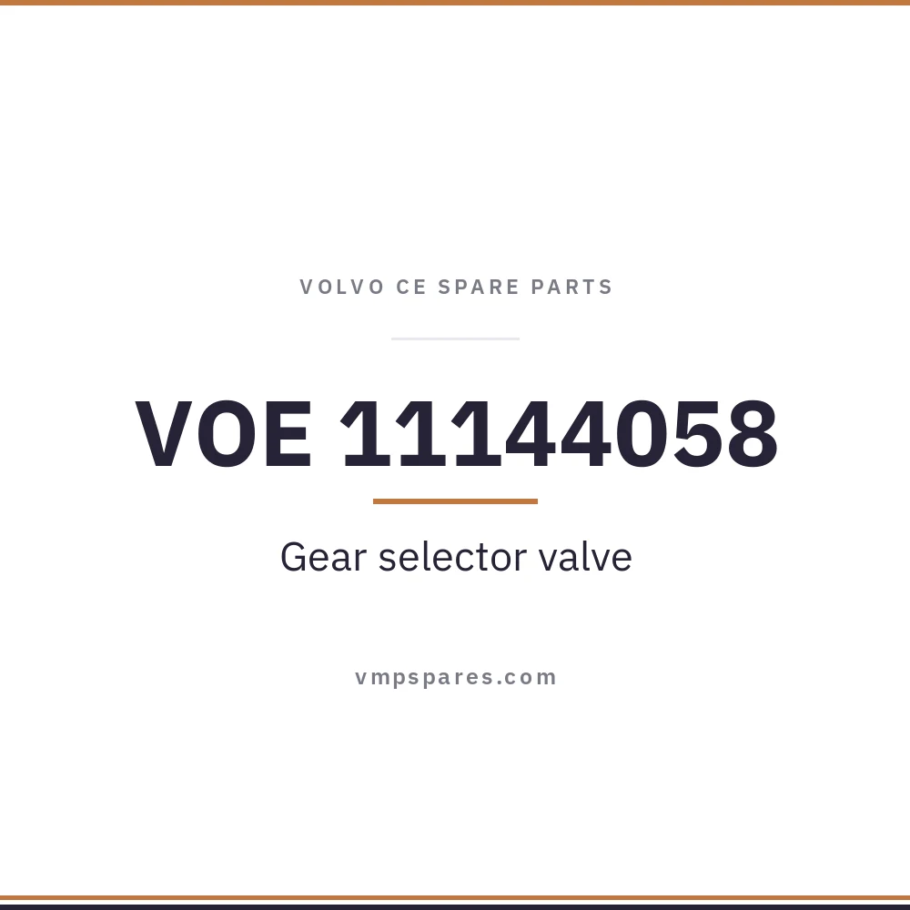 VOE 11144058 – Gear selector valve