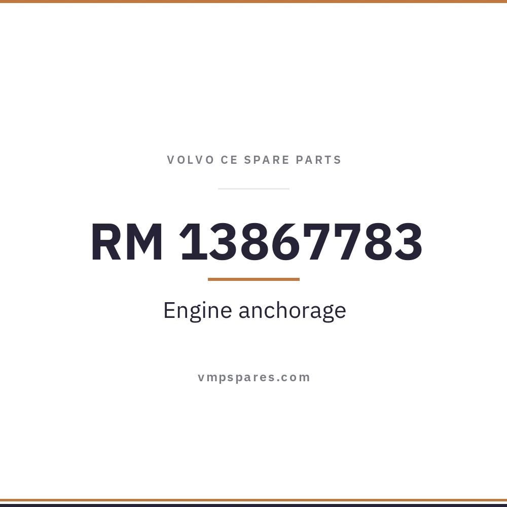 RM 13867783 – Engine anchorage