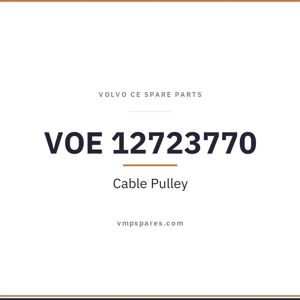 VOE 12723770 – Cable Pulley
