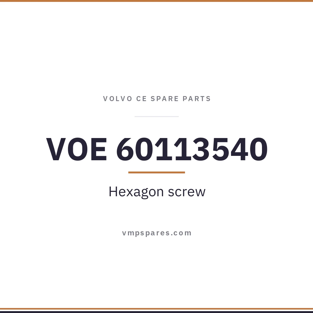 VOE 60113540 – Hexagon screw