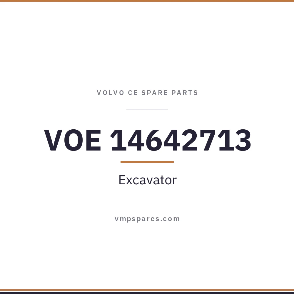 VOE 14642713 – Excavator