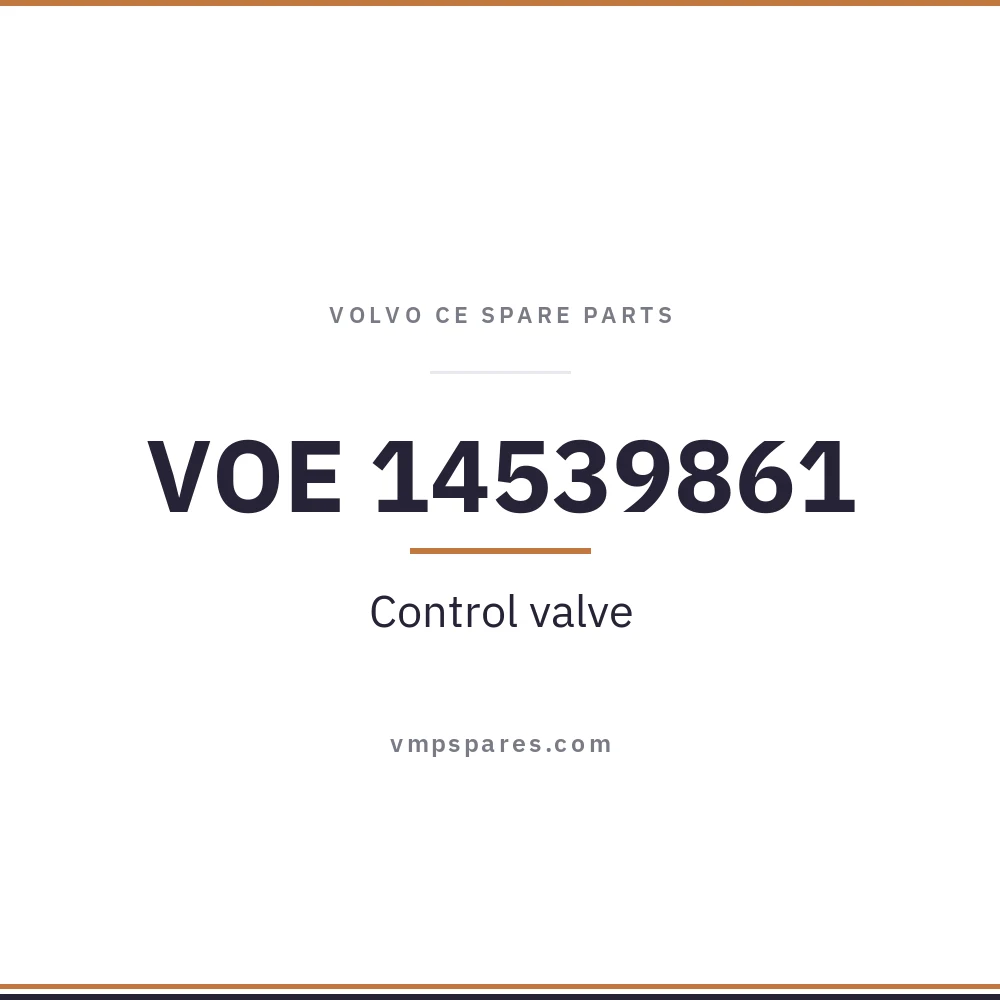 VOE 14539861 – Control valve
