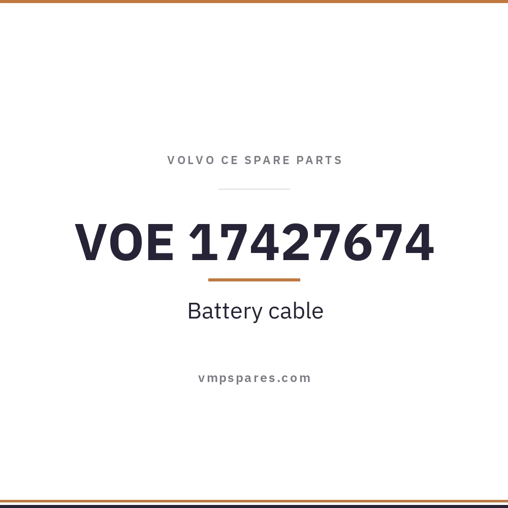 VOE 17427674 – Battery cable