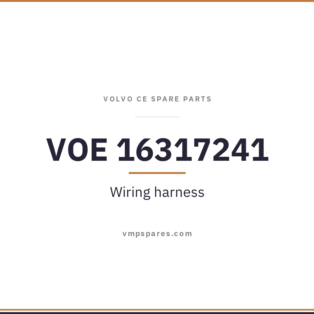 VOE 16317241 – Wiring harness