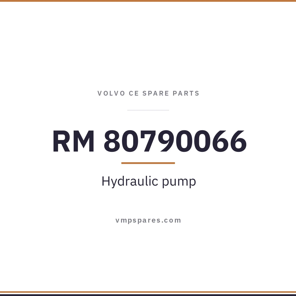 RM 80790066 – Hydraulic pump
