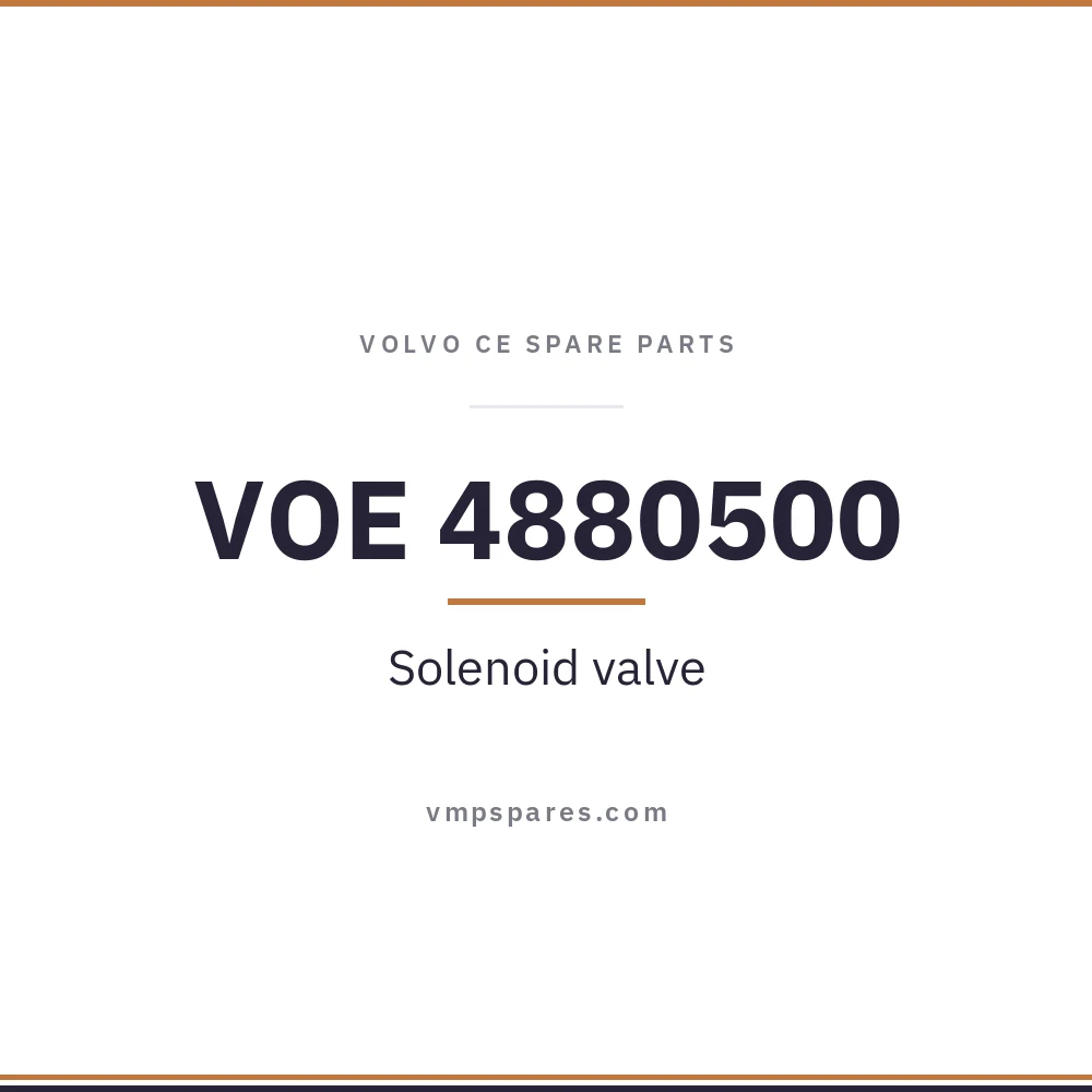 VOE 4880500 – Solenoid valve