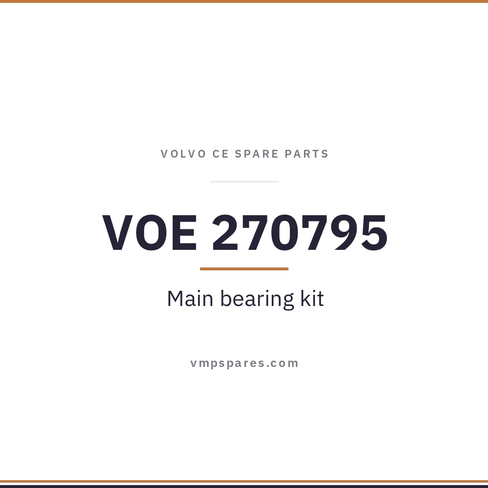 VOE 270795 – Main bearing kit