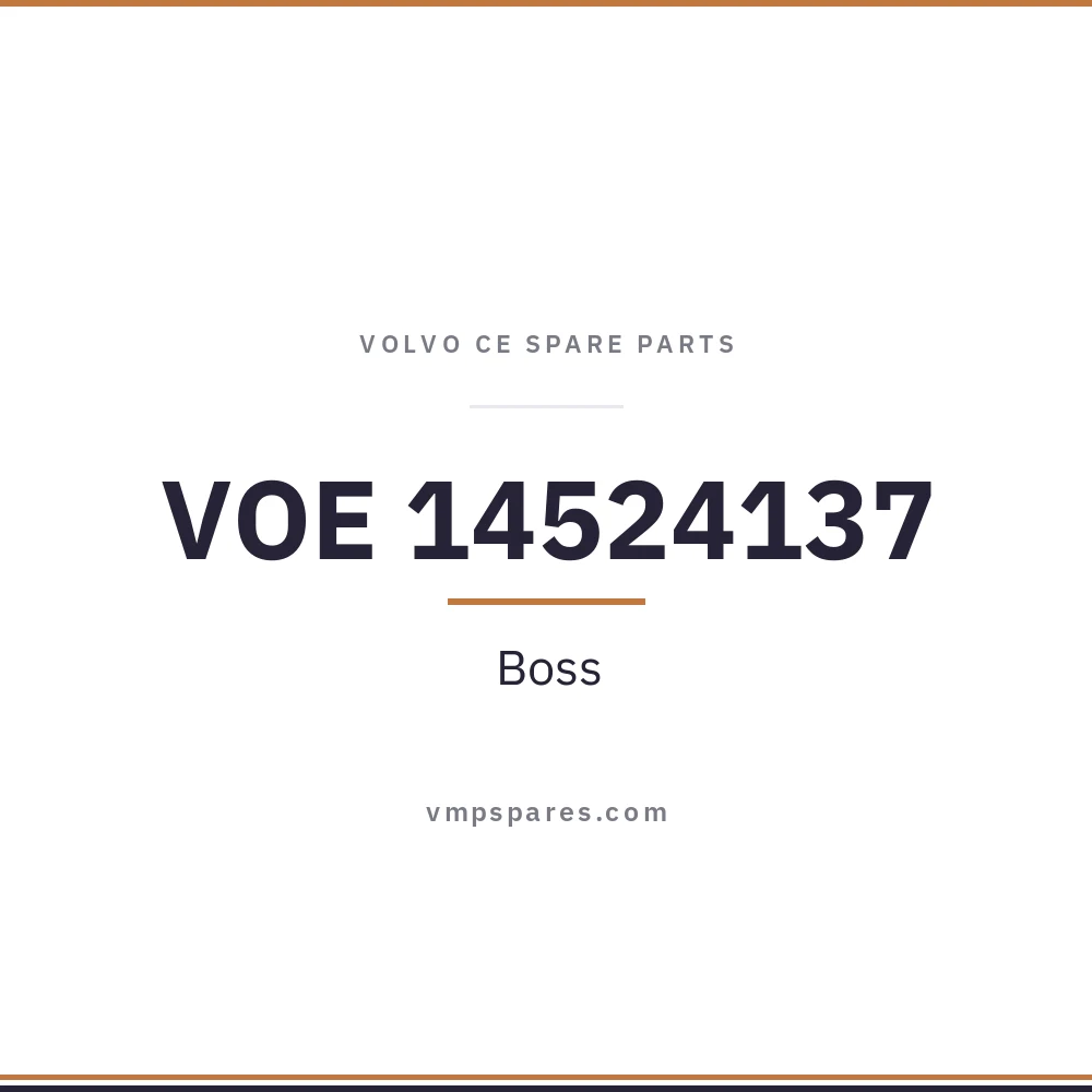 VOE 14524137 – Boss