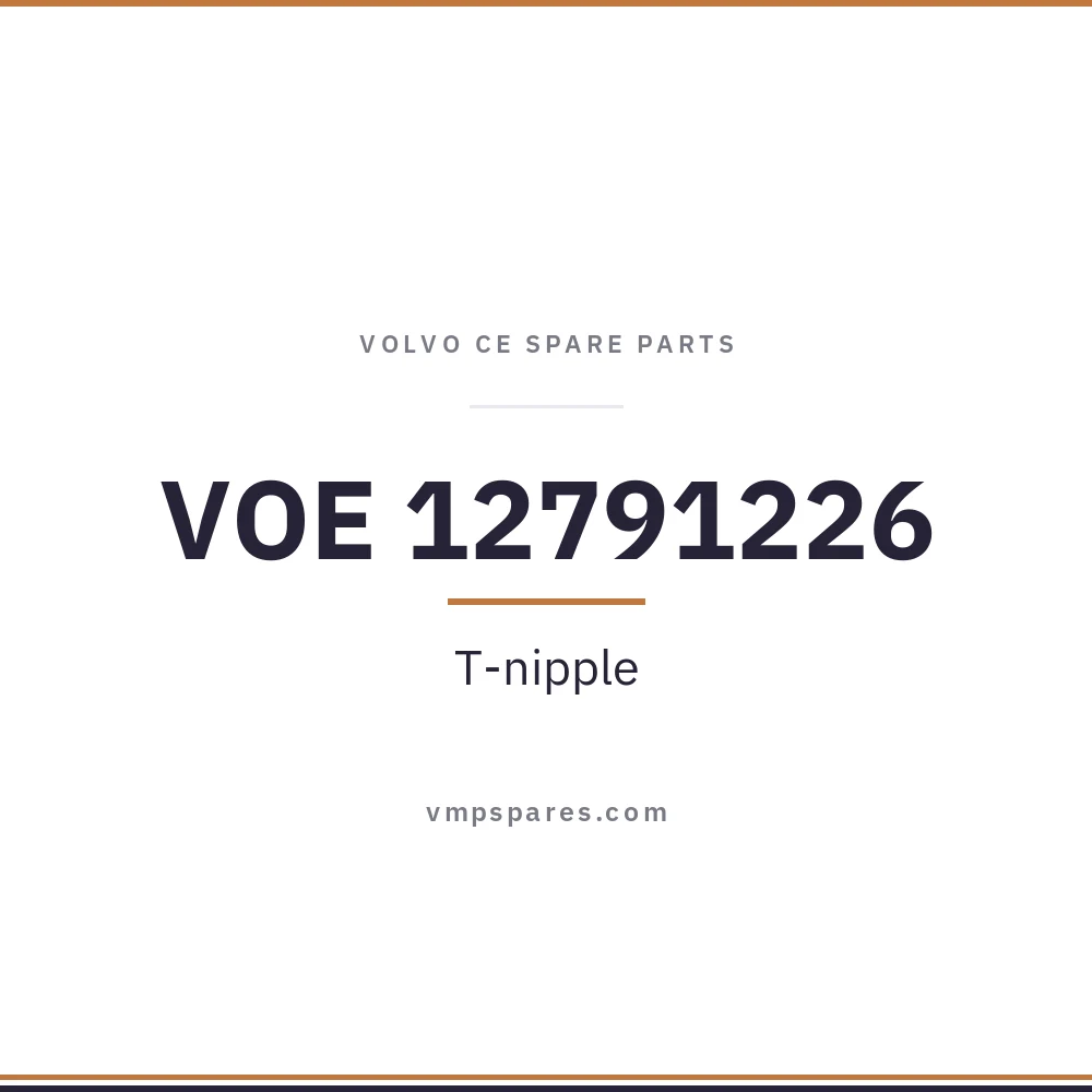 VOE 12791226 – T-nipple