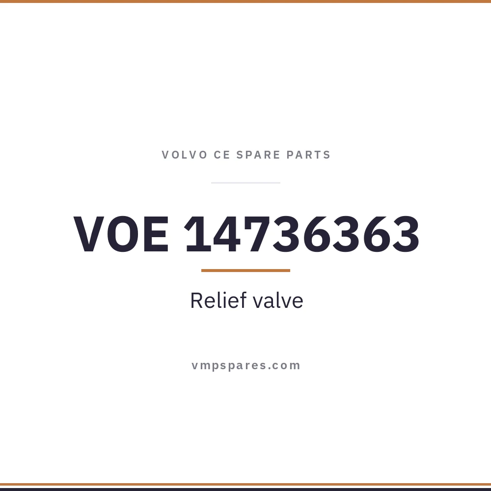 VOE 14736363 – Relief valve