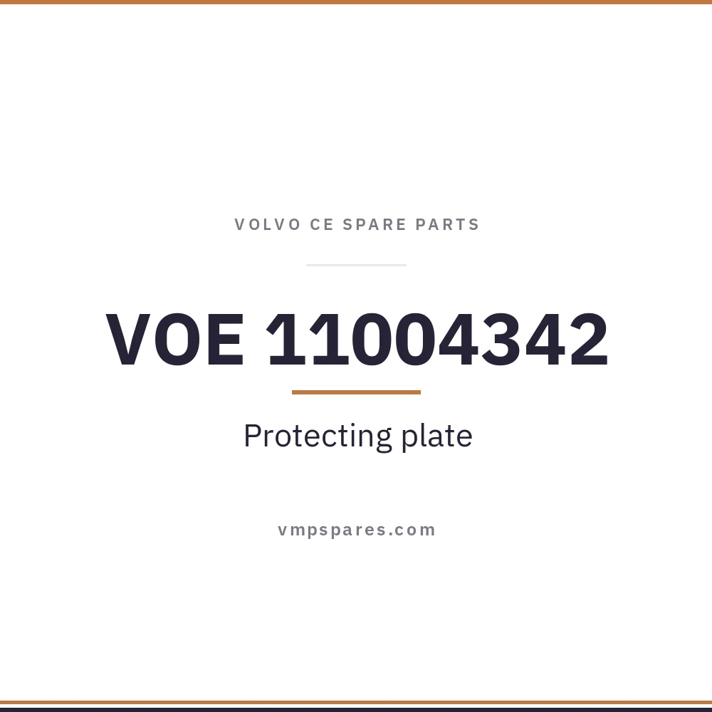 VOE 11004342 – Protecting plate