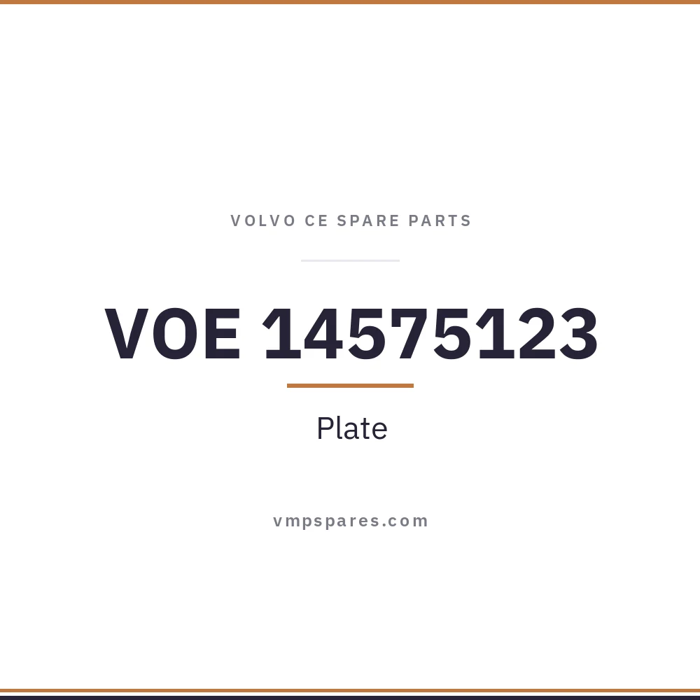 VOE 14575123 – Plate