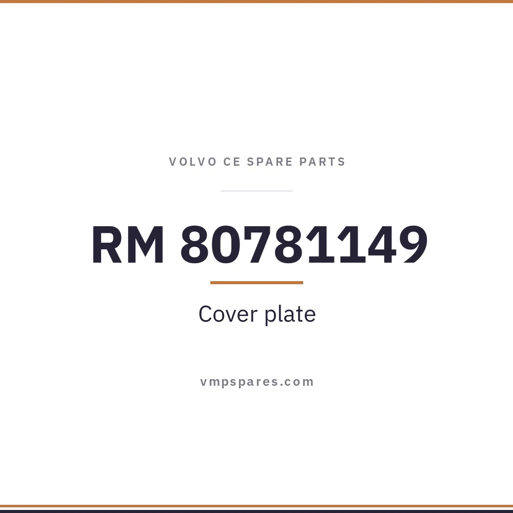 RM 80781149 – Cover plate