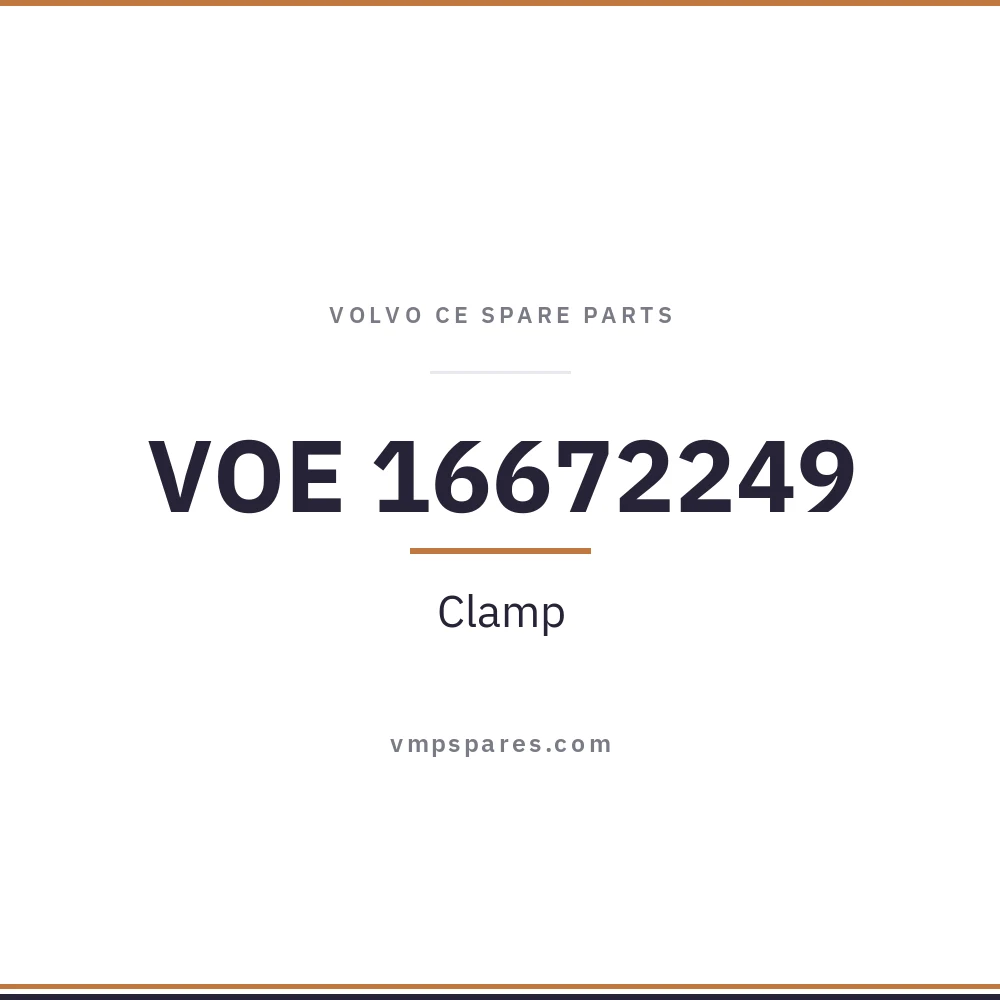 VOE 16672249 – Clamp