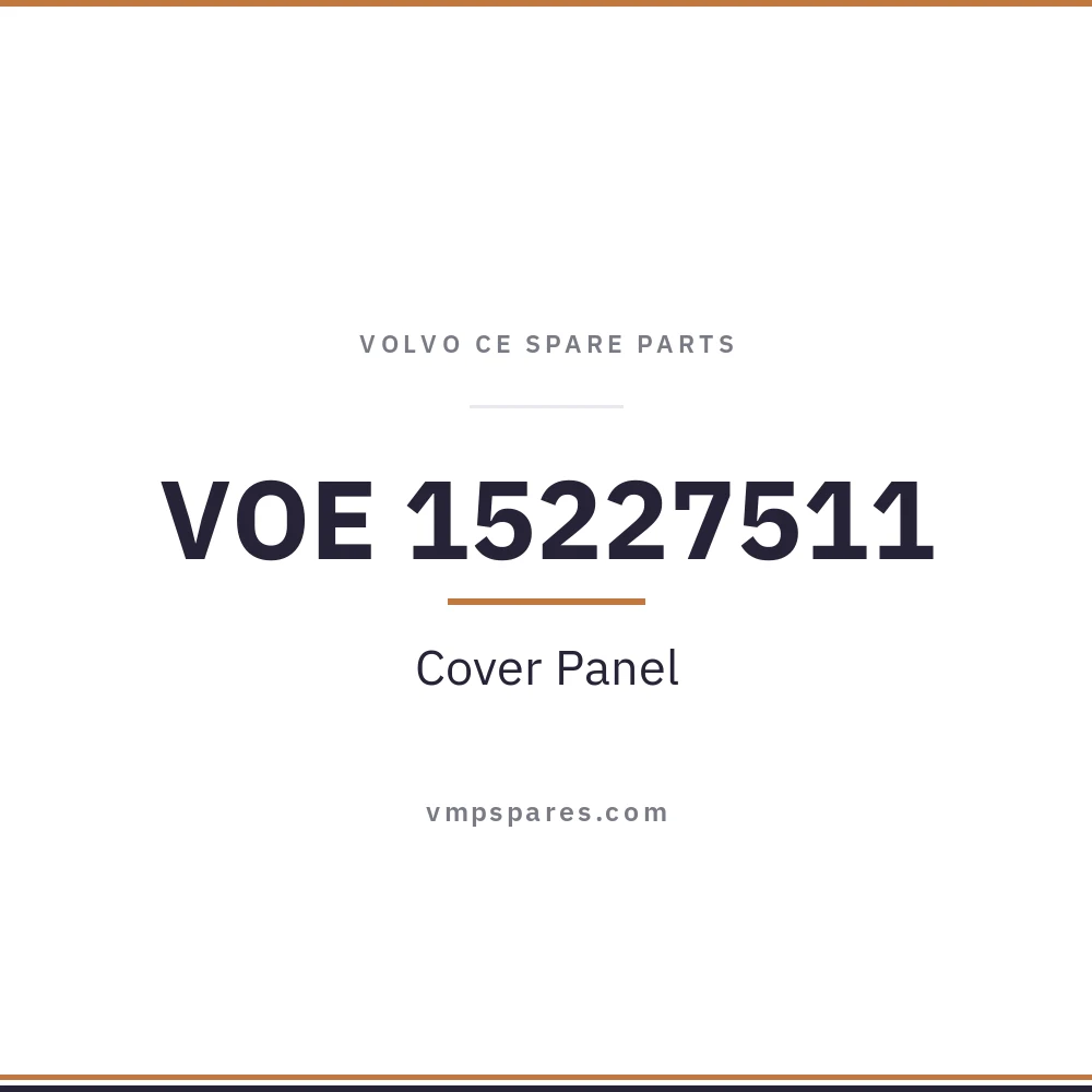 VOE 15227511 – Cover Panel