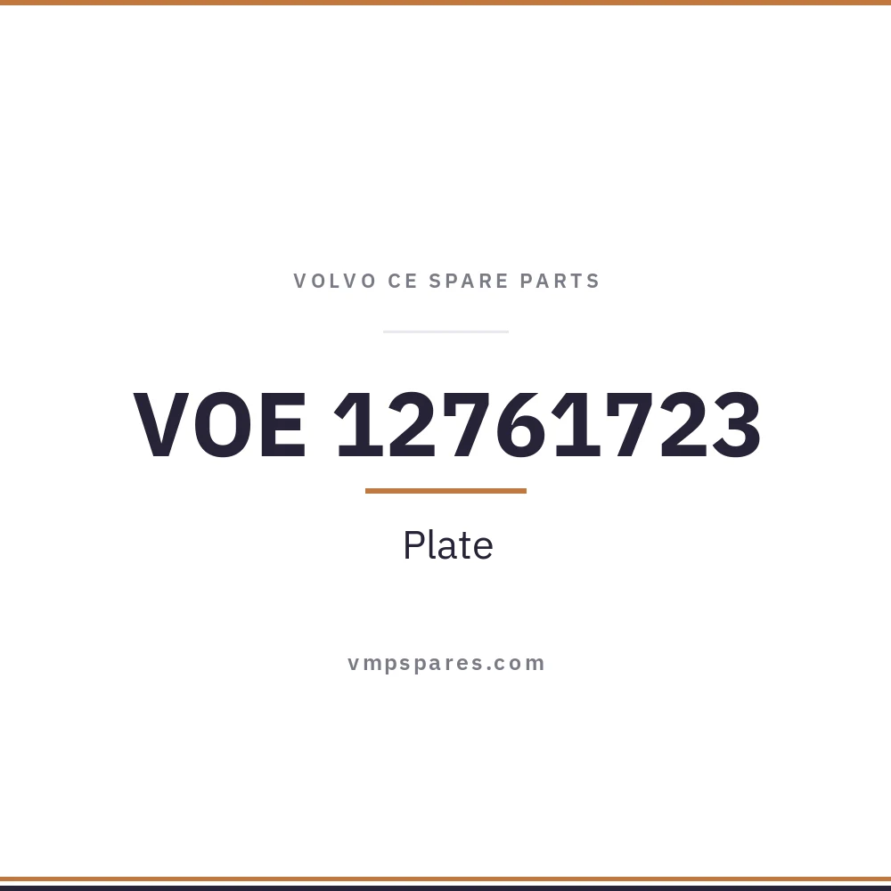 VOE 12761723 – Plate
