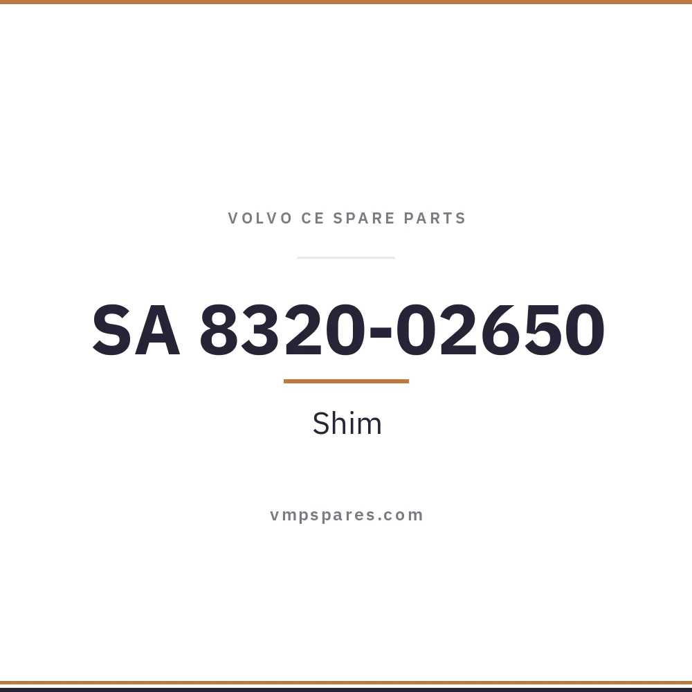 SA 8320-02650 – Shim