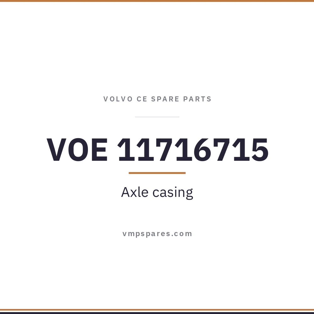 VOE 11716715 – Axle casing