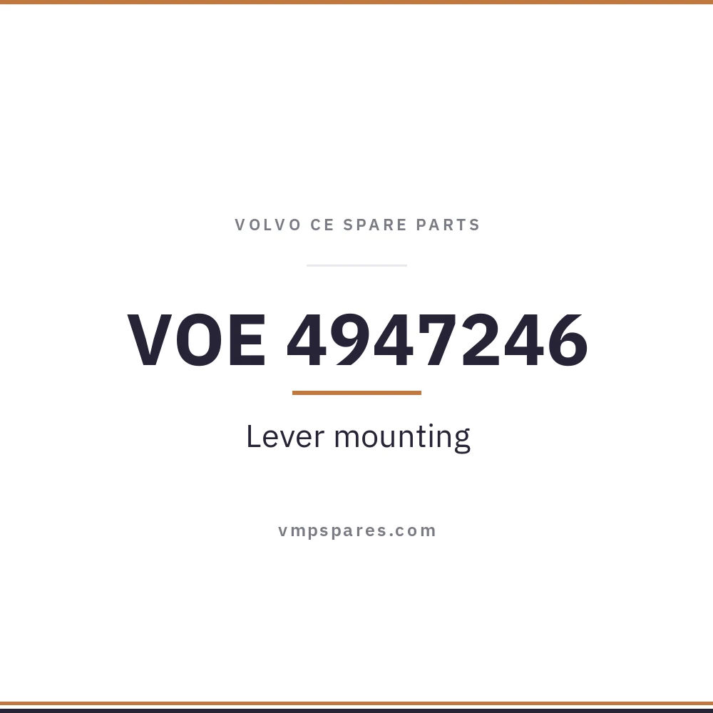 VOE 4947246 – Lever mounting
