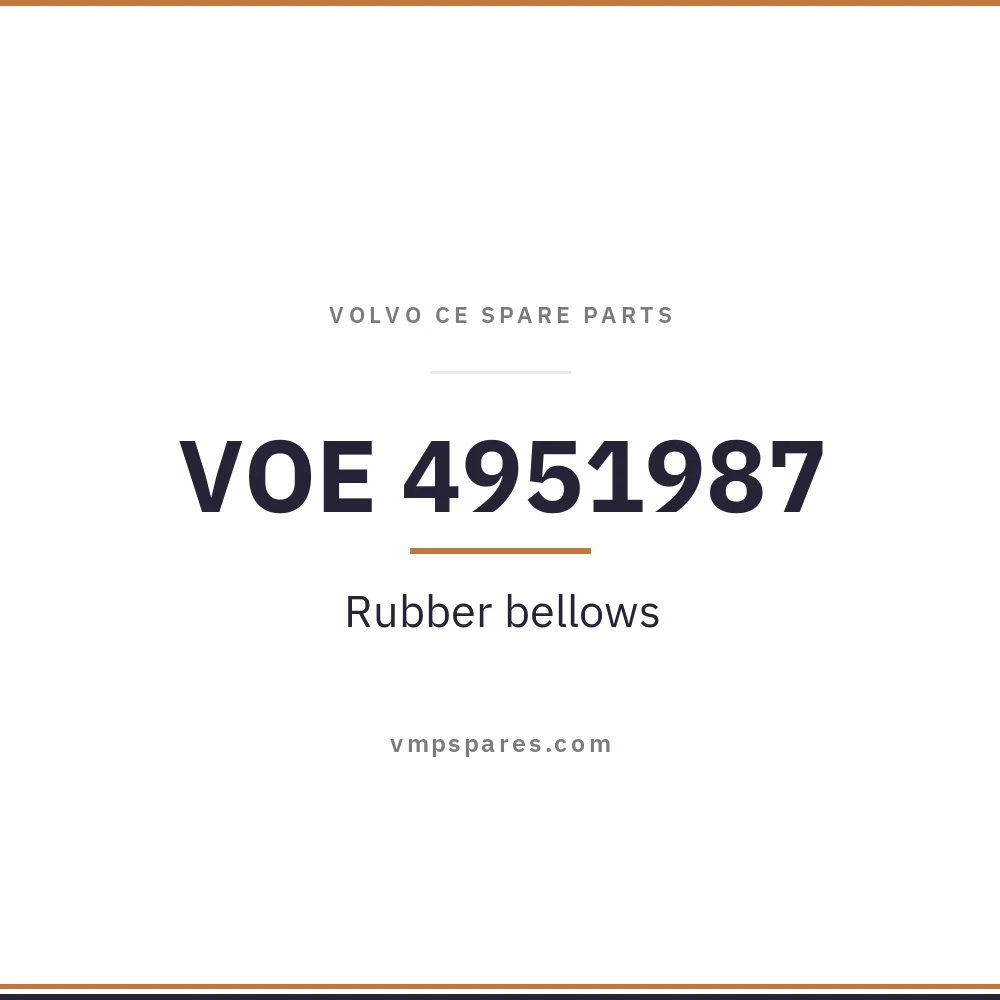 VOE 4951987 – Rubber bellows