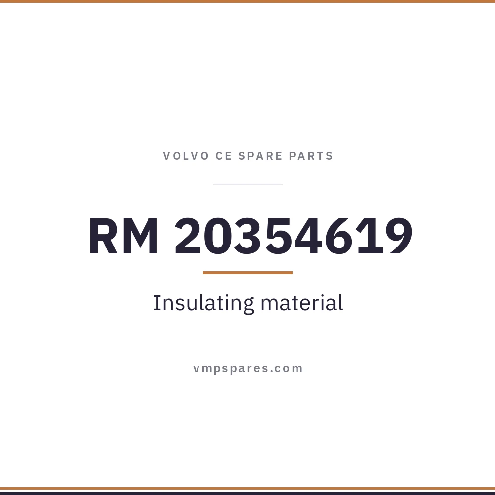 RM 20354619 – Insulating material