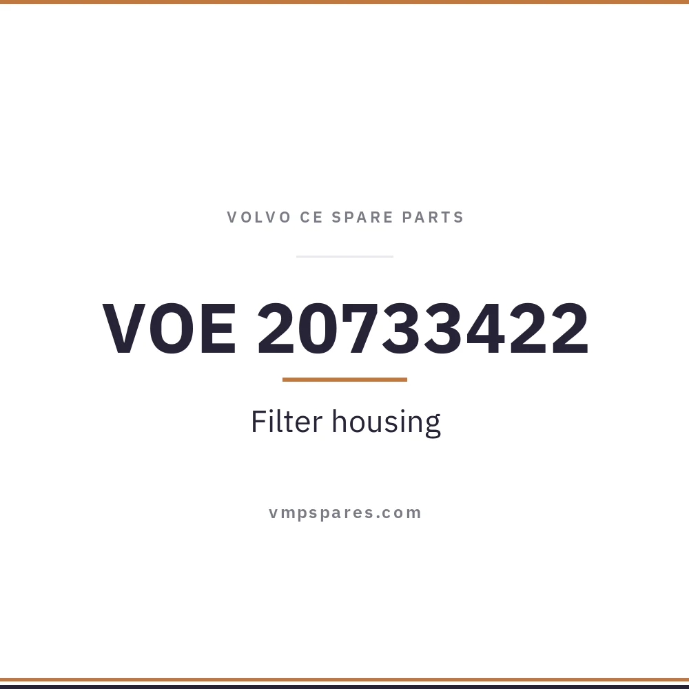 VOE 20733422 – Filter housing