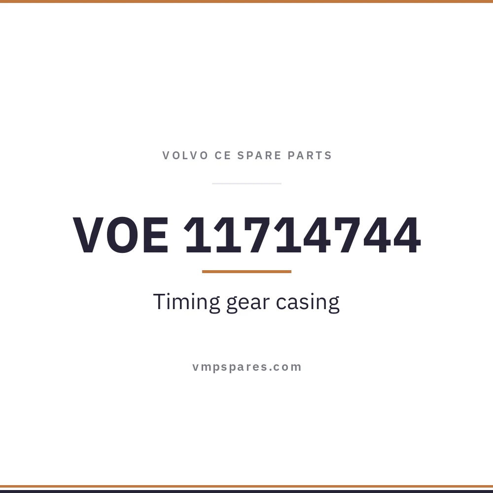 VOE 11714744 – Timing gear casing
