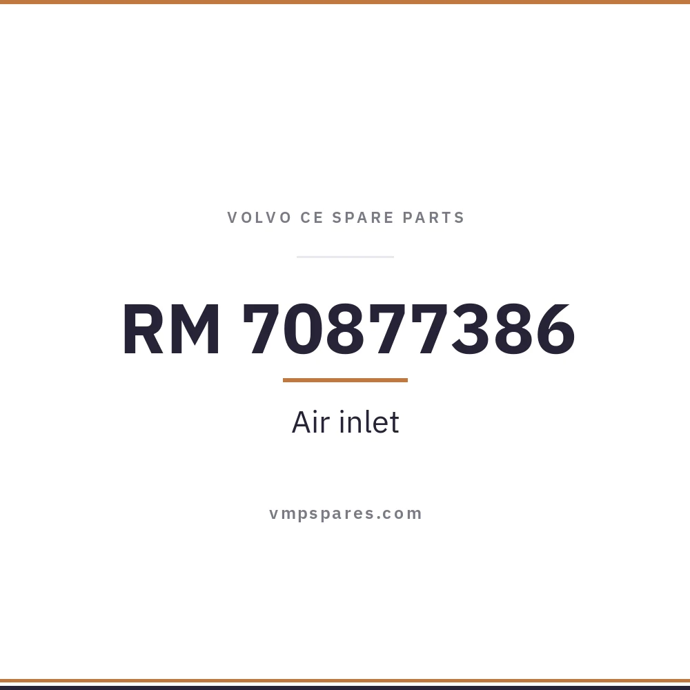 RM 70877386 – Air inlet