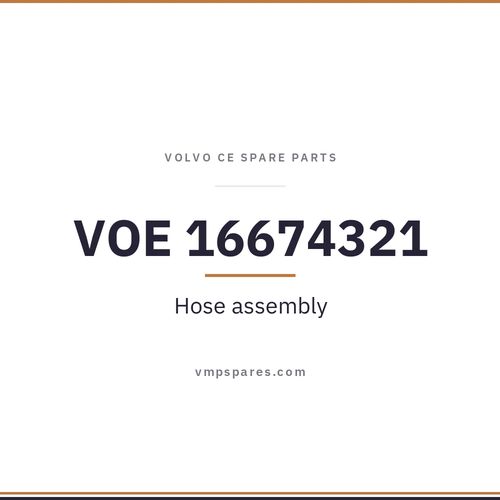 VOE 16674321 – Hose assembly
