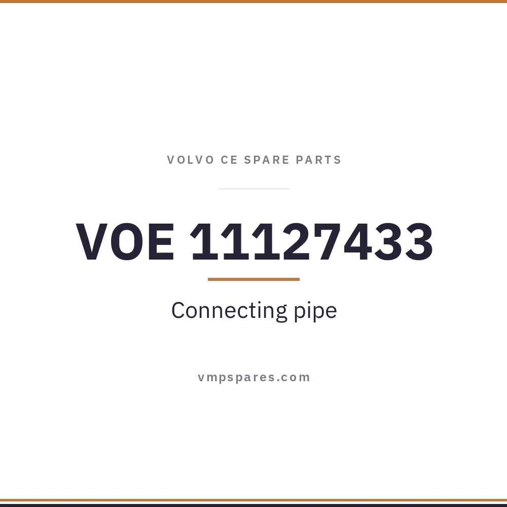 VOE 11127433 – Connecting pipe