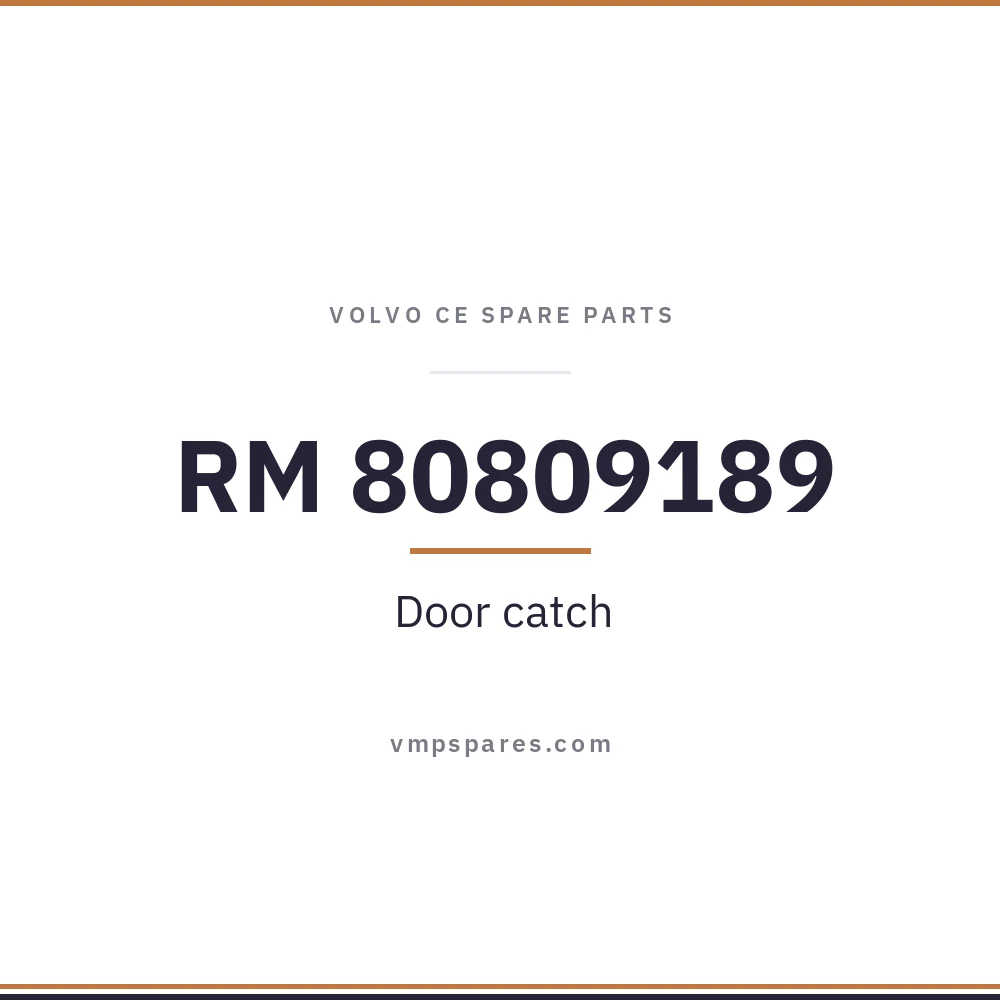 RM 80809189 – Door catch