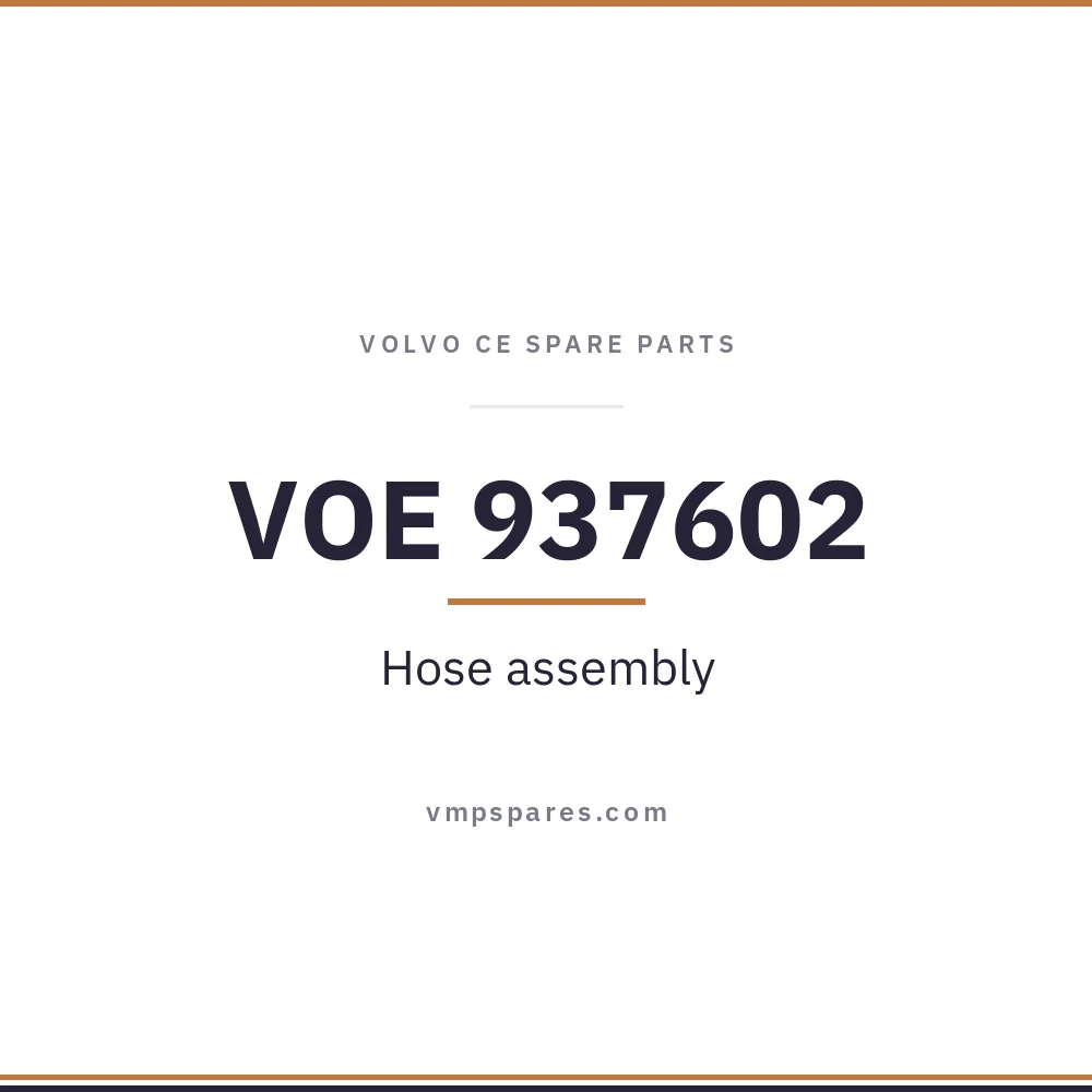 VOE 937602 – Hose assembly