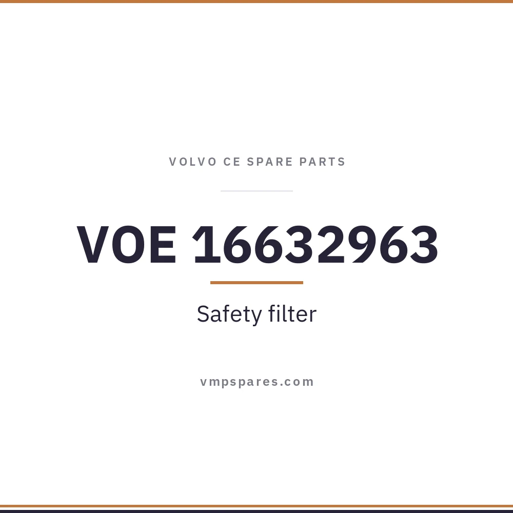 VOE 16632963 – Safety filter