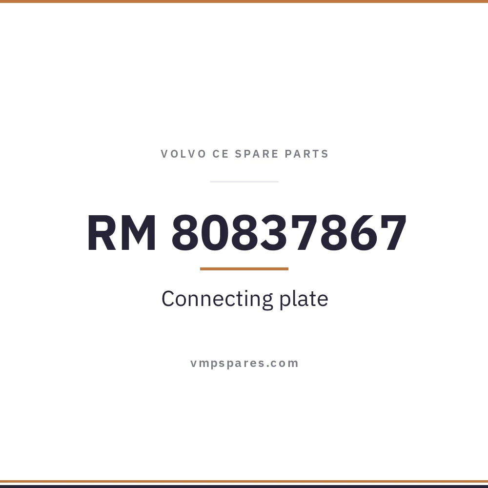 RM 80837867 – Connecting plate