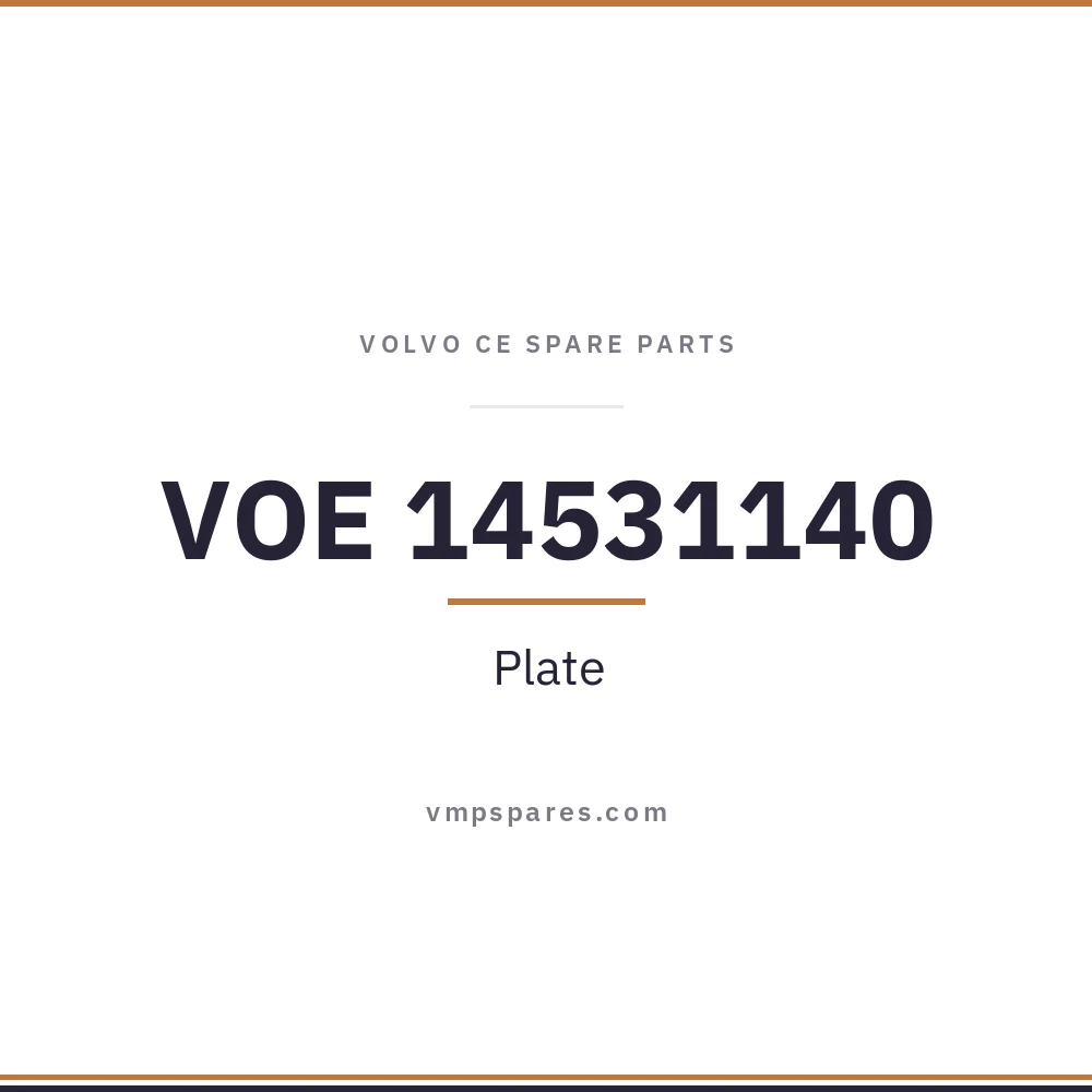 VOE 14531140 – Plate