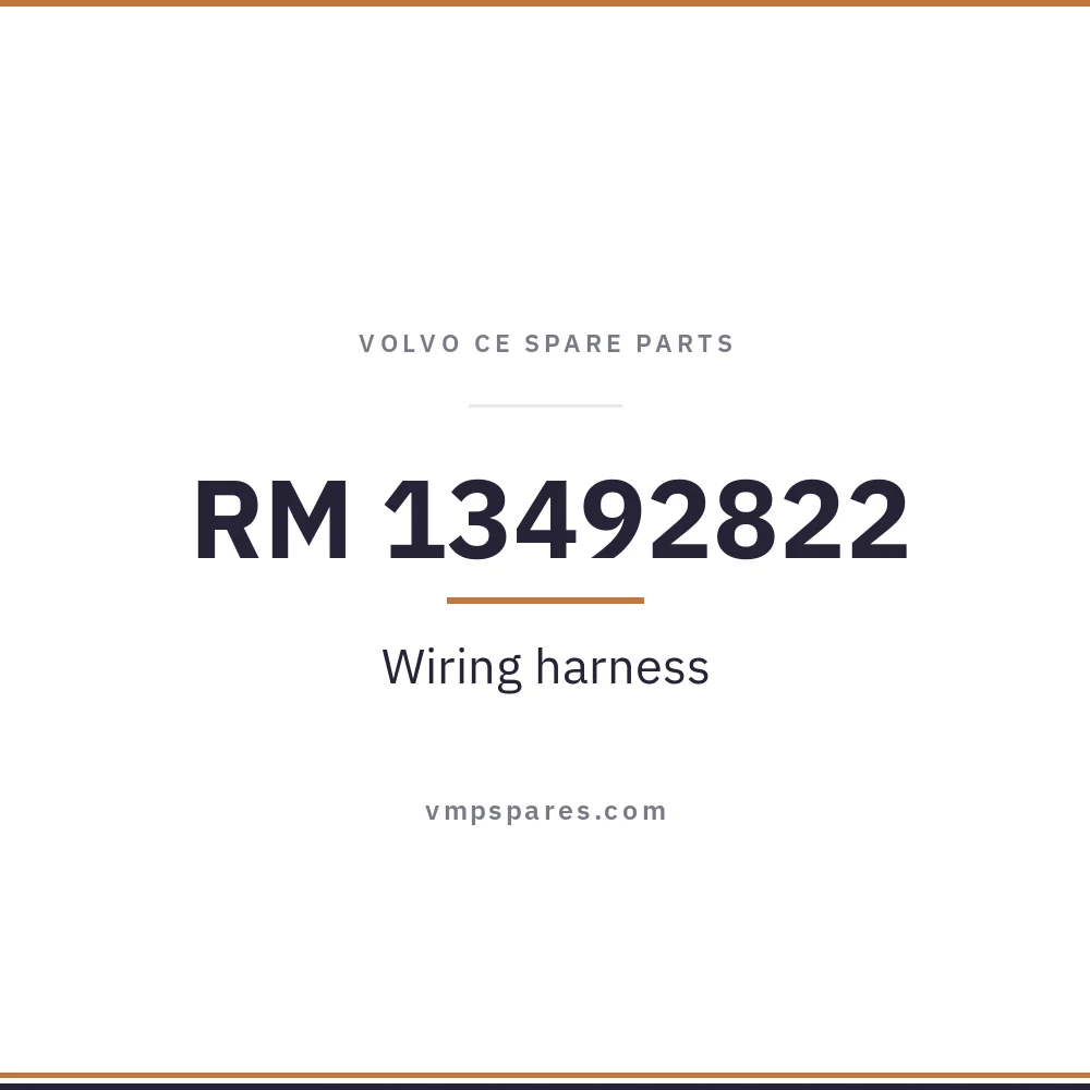 RM 13492822 – Wiring harness