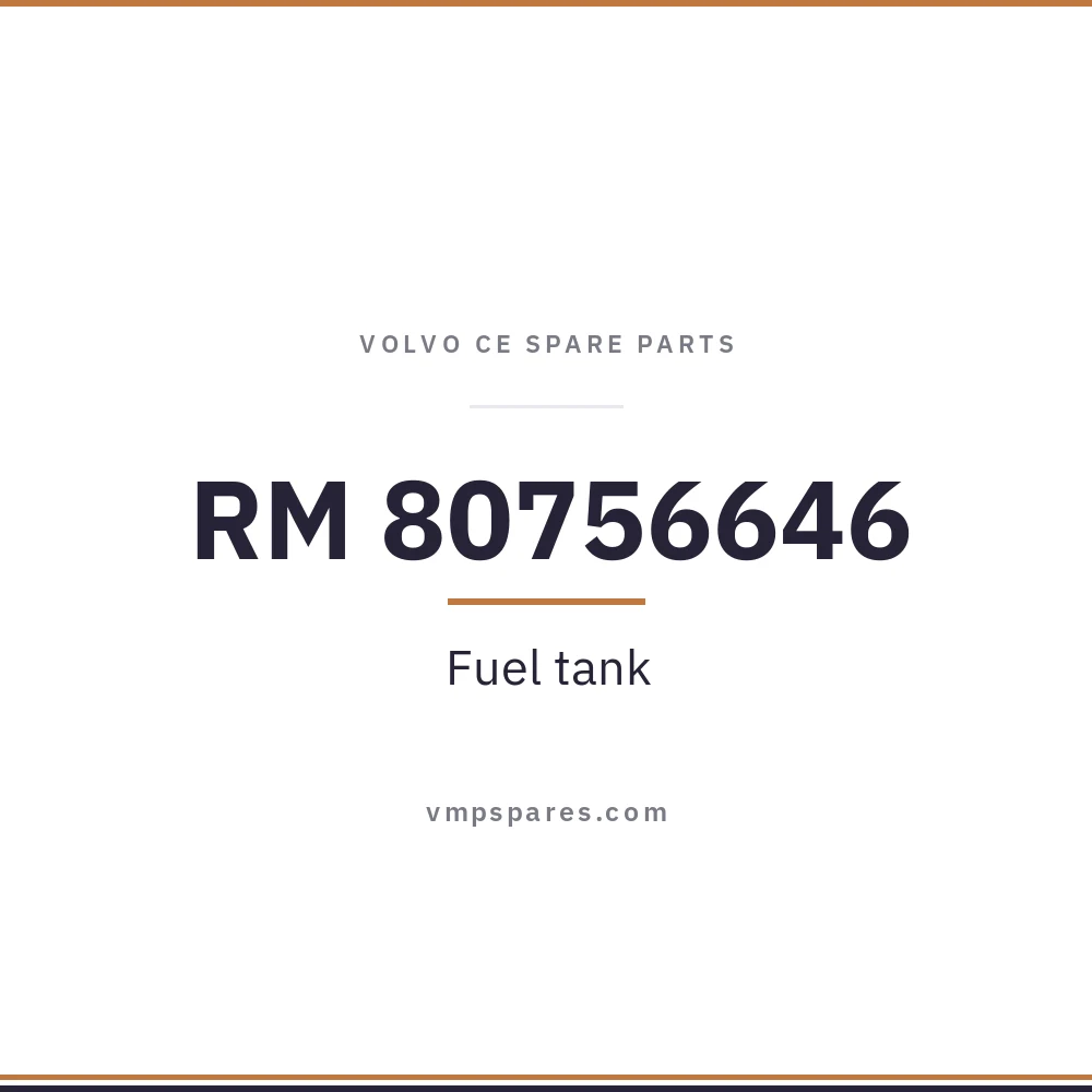 RM 80756646 – Fuel tank