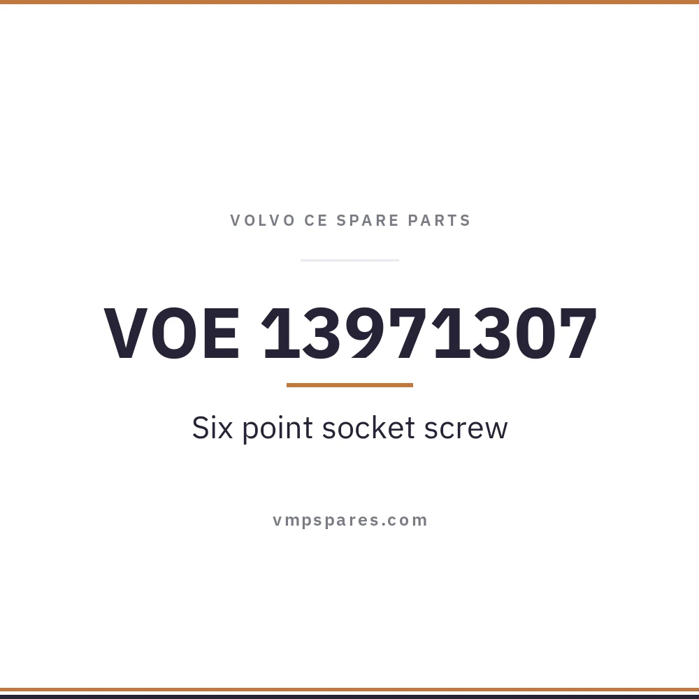 VOE 13971307 – Six point socket screw
