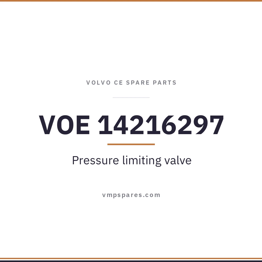 VOE 14216297 – Pressure limiting valve