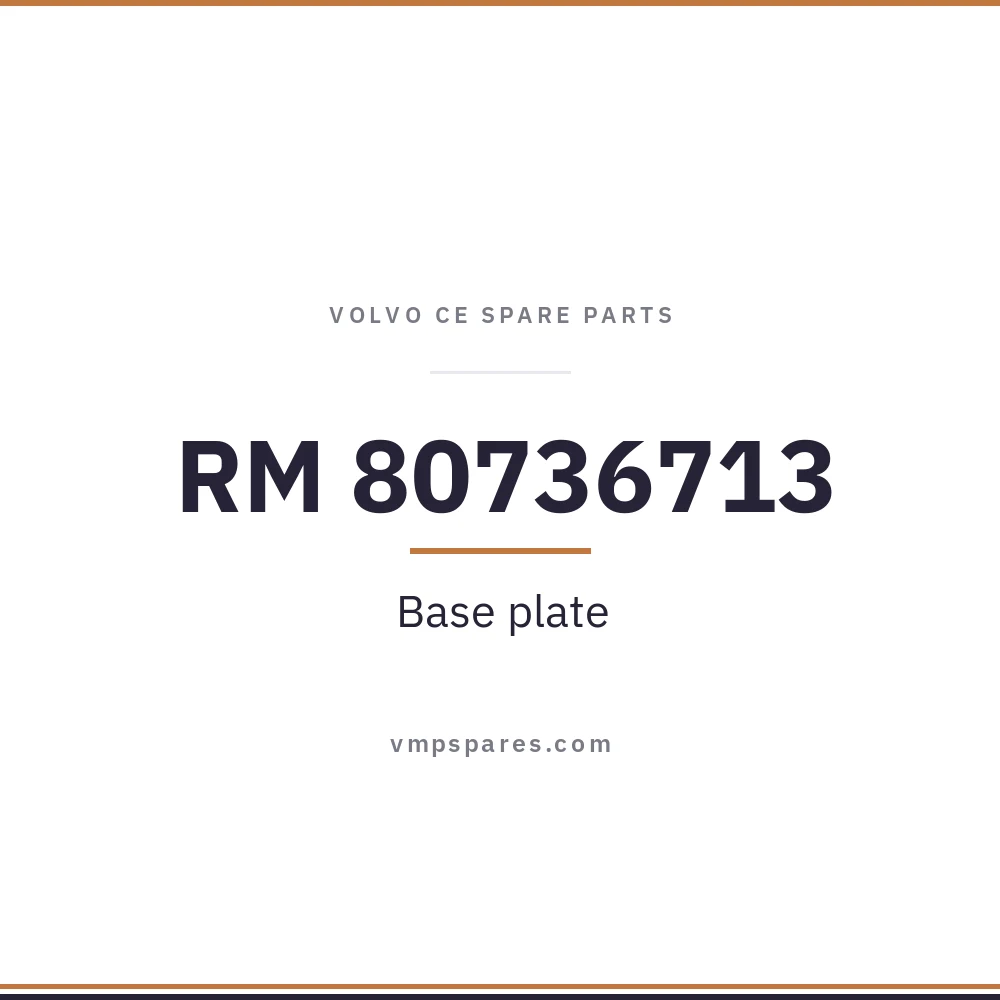 RM 80736713 – Base plate