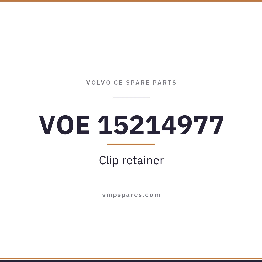 VOE 15214977 – Clip retainer