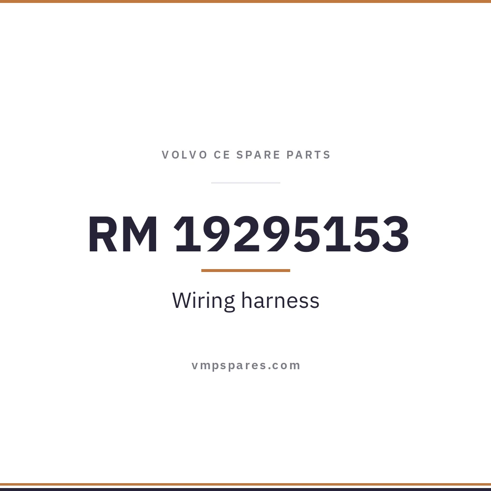 RM 19295153 – Wiring harness
