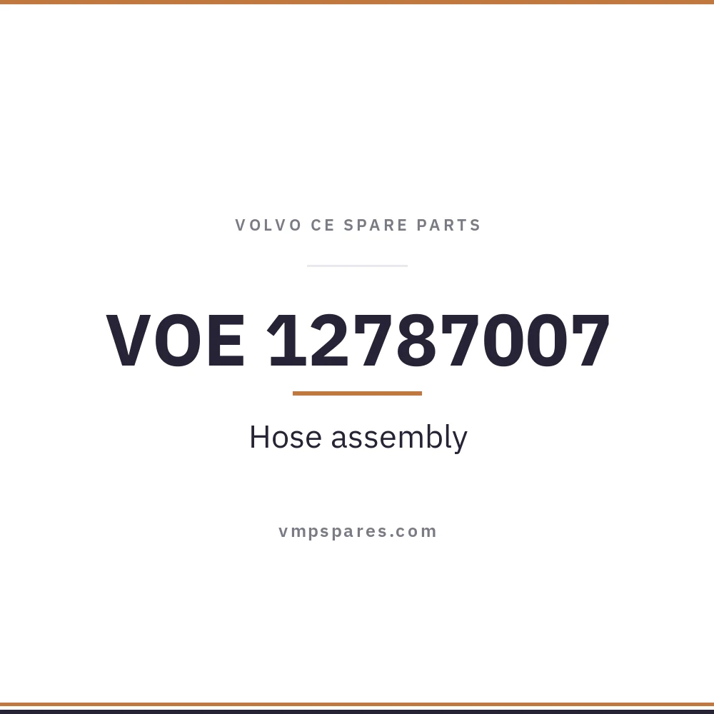 VOE 12787007 – Hose assembly