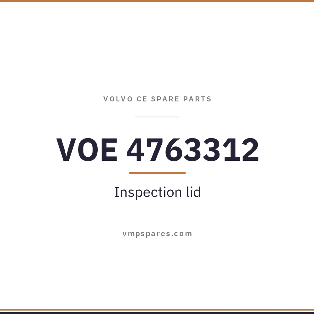 VOE 4763312 – Inspection lid