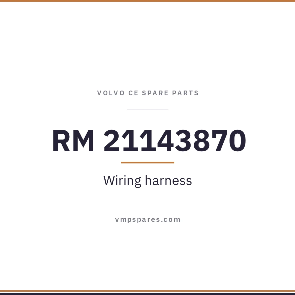 RM 21143870 – Wiring harness
