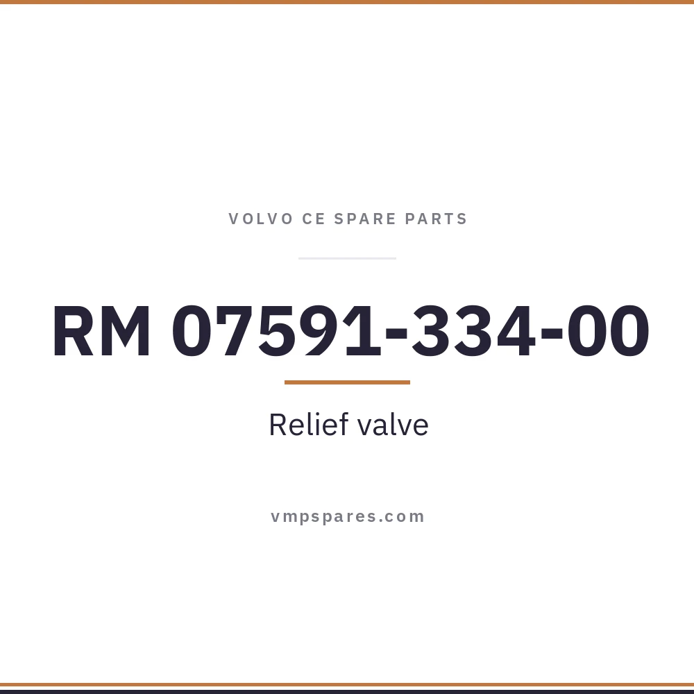 RM 07591-334-00 – Relief valve