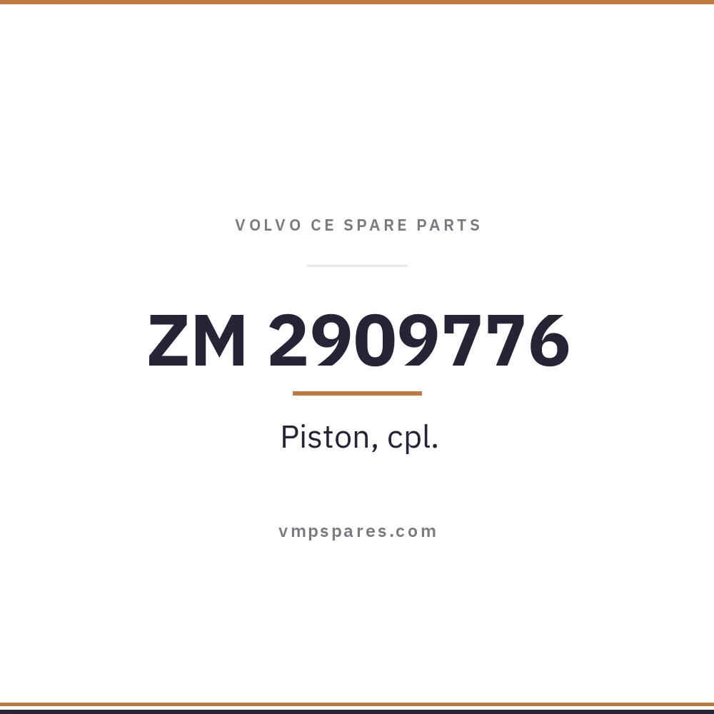 ZM 2909776 – Piston, cpl.