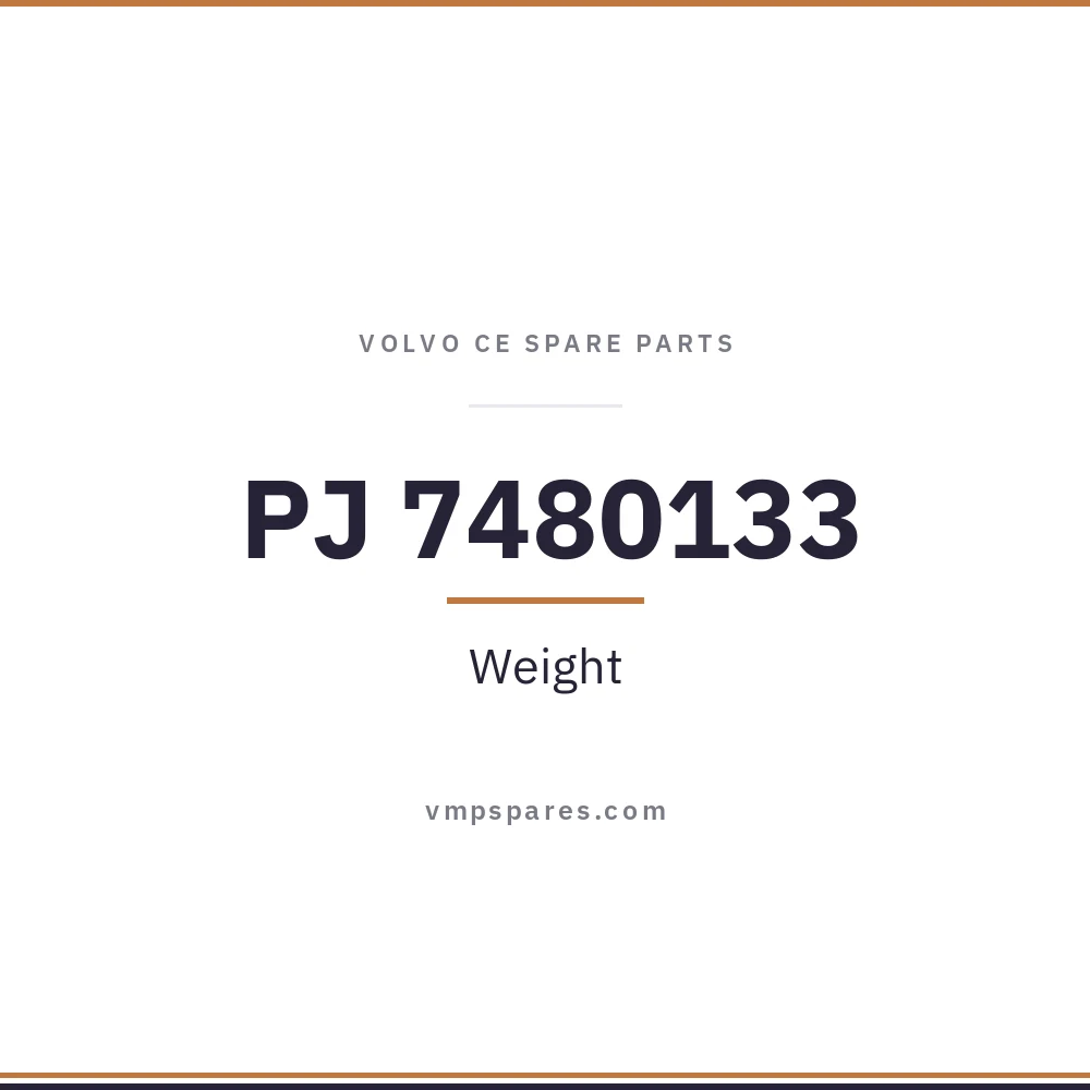 PJ 7480133 – Weight