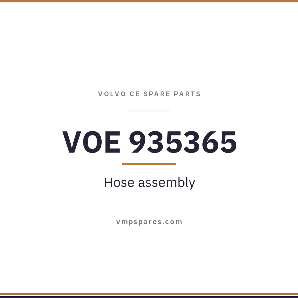 VOE 935365 – Hose assembly